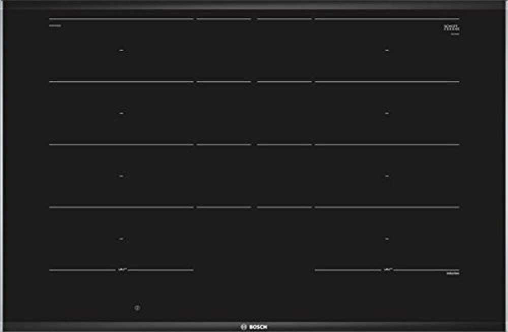 Bosch PXX675DC1E Serie 8 Induktionskochfeld (autark), 60 cm breit, FlexInduction Kochzonen verbinden, MoveMode voreingestellte Leistungsstufen, Bratsensor, PowerBoost schnelleres Kochen, Schwarz