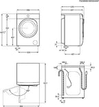 AEG Waschmaschine 8 kg, Serie 6000 ProSense: Mengenautomatik für automatische Anpassung von Waschdauer & Energieverbrauch, Startzeitvorwahl, Nachlegefunktion, Vollwasserschutz, 1400 U/min, L6AMZ48FL