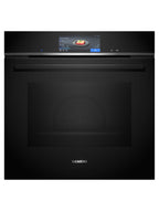 Siemens HB774G1B1, Stiftung Warentest Testsieger*, iQ700 Smarter Einbau-Backofen 60x60 cm, Made in Germany, activeClean Pyrolyse & humidClean Hydrolyse, Air Fry, Automatikprogramme, Touchscreen
