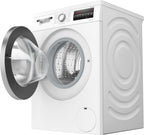 Bosch WUU28T71, Stiftung Warentest Testsieger*, Serie 6 Waschmaschine 8 kg, Unterbaufähig, 1400 UpM, Beladungserkennung, Hygiene Plus, Nachlegefunktion, Frontlader, LED Display, Schontrommel, AquaStop