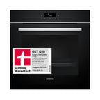 Siemens HB774G1B1, Stiftung Warentest Testsieger*, iQ700 Smarter Einbau-Backofen 60x60 cm, Made in Germany, activeClean Pyrolyse & humidClean Hydrolyse, Air Fry, Automatikprogramme, Touchscreen