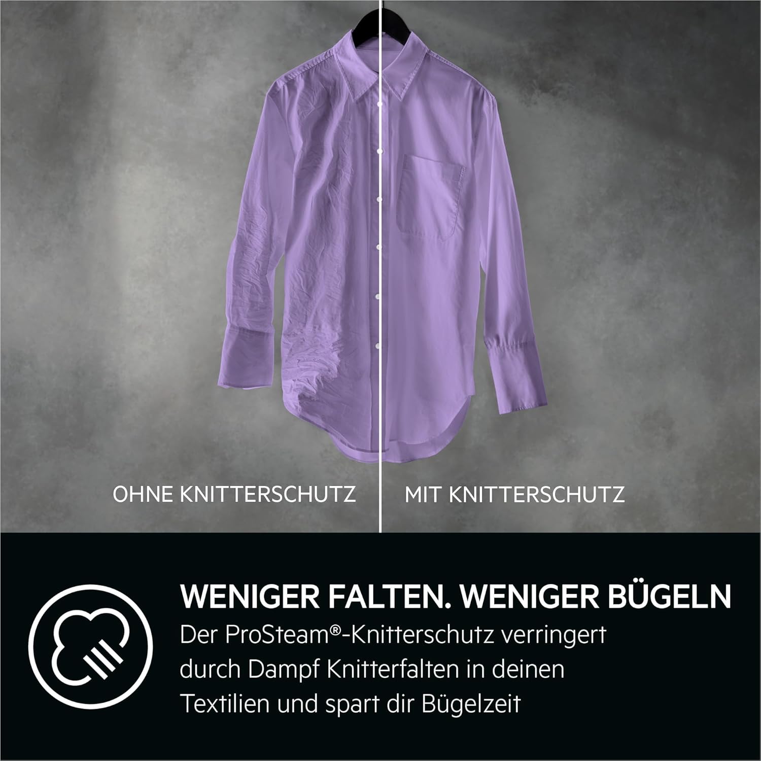 AEG Waschmaschine 9kg Serie 7000 ProSteam - Dampf-Programm – Weniger Bügeln & Mehr Frische, UniversalDose-Schublade für jedes Waschmittel bes. Effektiv für PODS, Mengenautomatik, 1600U/min, LR7EA75690