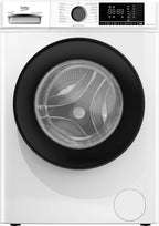 Beko BM3WFOE841PSA freistehende Waschmaschine, Waschvollautomat, 8 kg, Schleuderwahl 1400 U/min, AddXtra, SteamCure, Coldwash Wasser-& Zeitersparnis, Weiß