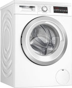 Bosch WUU28T71, Stiftung Warentest Testsieger*, Serie 6 Waschmaschine 8 kg, Unterbaufähig, 1400 UpM, Beladungserkennung, Hygiene Plus, Nachlegefunktion, Frontlader, LED Display, Schontrommel, AquaStop