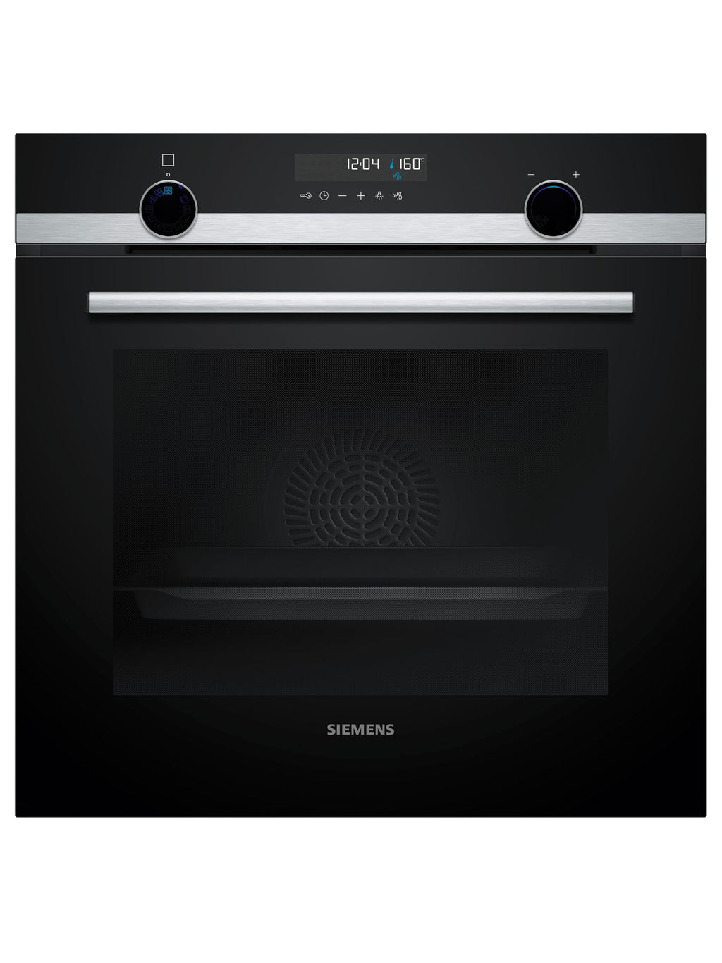 Siemens HB774G1B1, Stiftung Warentest Testsieger*, iQ700 Smarter Einbau-Backofen 60x60 cm, Made in Germany, activeClean Pyrolyse & humidClean Hydrolyse, Air Fry, Automatikprogramme, Touchscreen