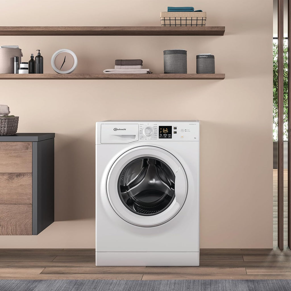 Bauknecht W8 W6400 A Waschmaschine/ 8kg/ Frontlader/Digital Motion-Technologie/AutoClean/Anti-Allergie-Programm/ 1400 U/min, weiß