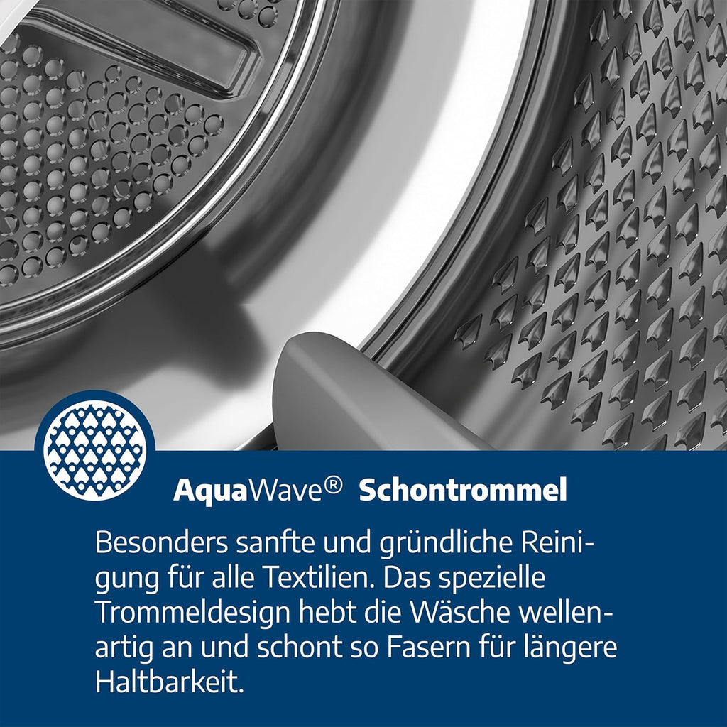 Beko BM3WFOE841PSA freistehende Waschmaschine, Waschvollautomat, 8 kg, Schleuderwahl 1400 U/min, AddXtra, SteamCure, Coldwash Wasser-& Zeitersparnis, Weiß
