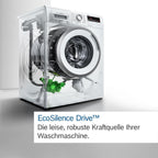 Bosch WUU28T71, Stiftung Warentest Testsieger*, Serie 6 Waschmaschine 8 kg, Unterbaufähig, 1400 UpM, Beladungserkennung, Hygiene Plus, Nachlegefunktion, Frontlader, LED Display, Schontrommel, AquaStop