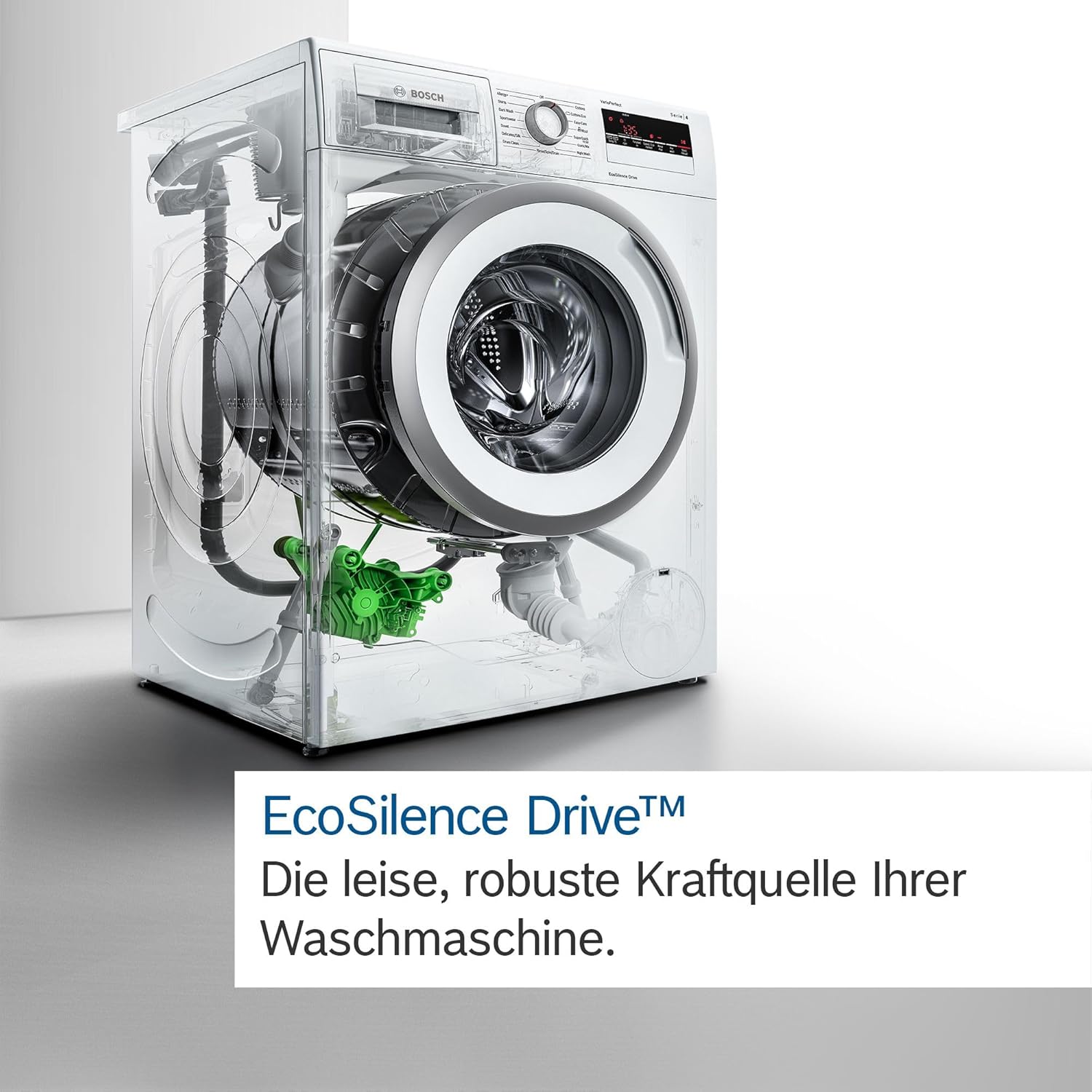 Bosch WUU28T71, Stiftung Warentest Testsieger*, Serie 6 Waschmaschine 8 kg, Unterbaufähig, 1400 UpM, Beladungserkennung, Hygiene Plus, Nachlegefunktion, Frontlader, LED Display, Schontrommel, AquaStop